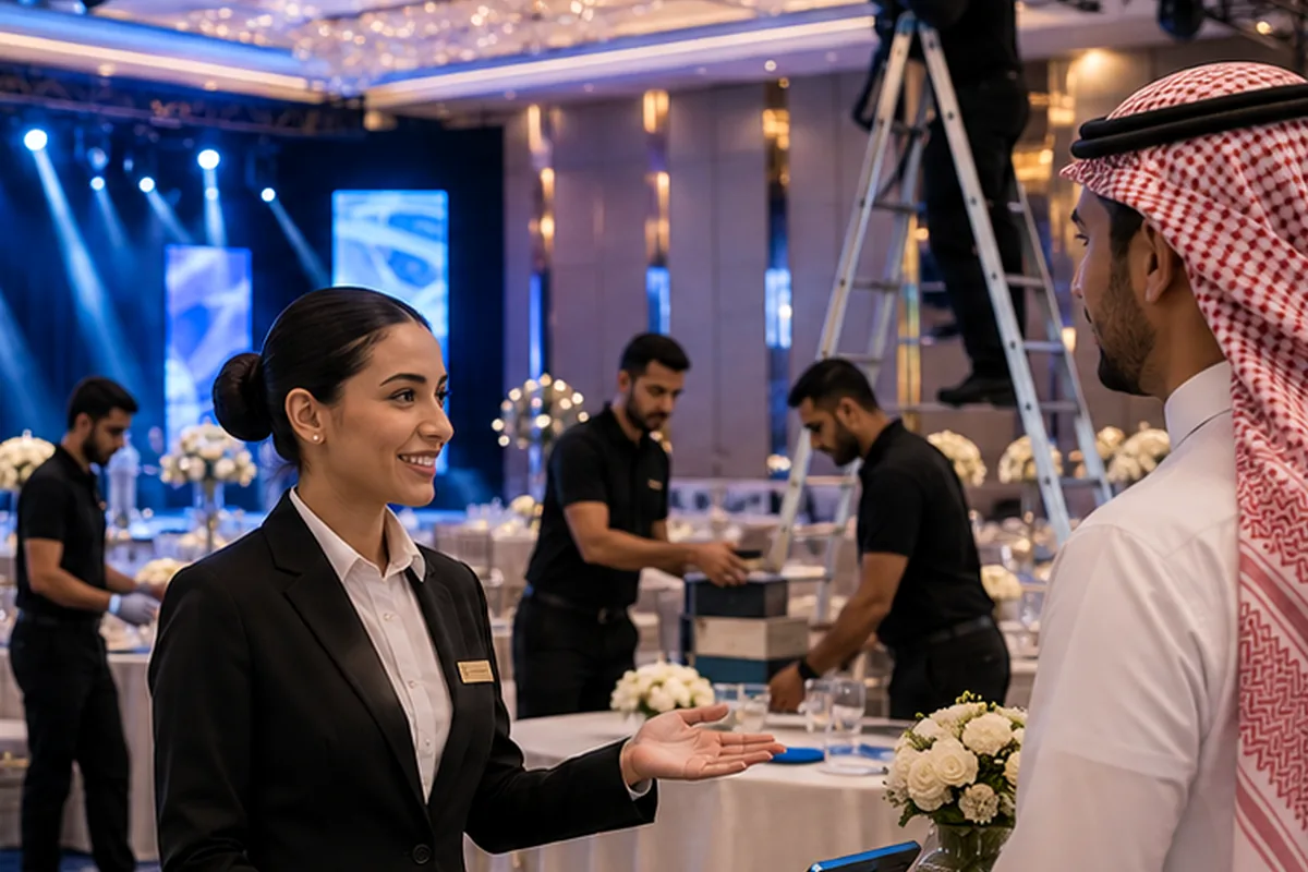 تخطيط توريد عمالة الضيافة والمطاعم والإعاشة لأصحاب الأعمال في القصيم بالمملكة العربية السعودية